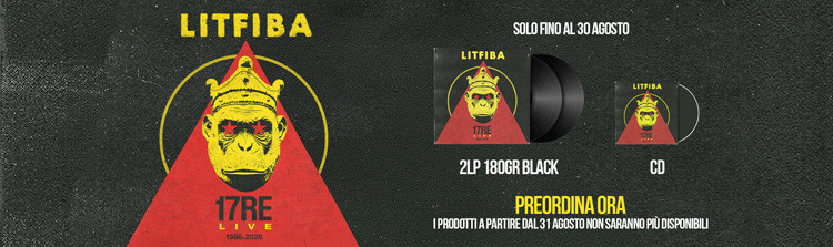 Preordina ora i due formati 2lp 180grammi black e cd a prezzo speciale ! A PARTIRE DAL 31 AGOSTO NON SARANNO PIU' DISPONIBILI